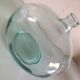 Glass soliflore ball vase / vintage 70s-80s