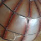 Mother-of-pearl lampshade for suspension