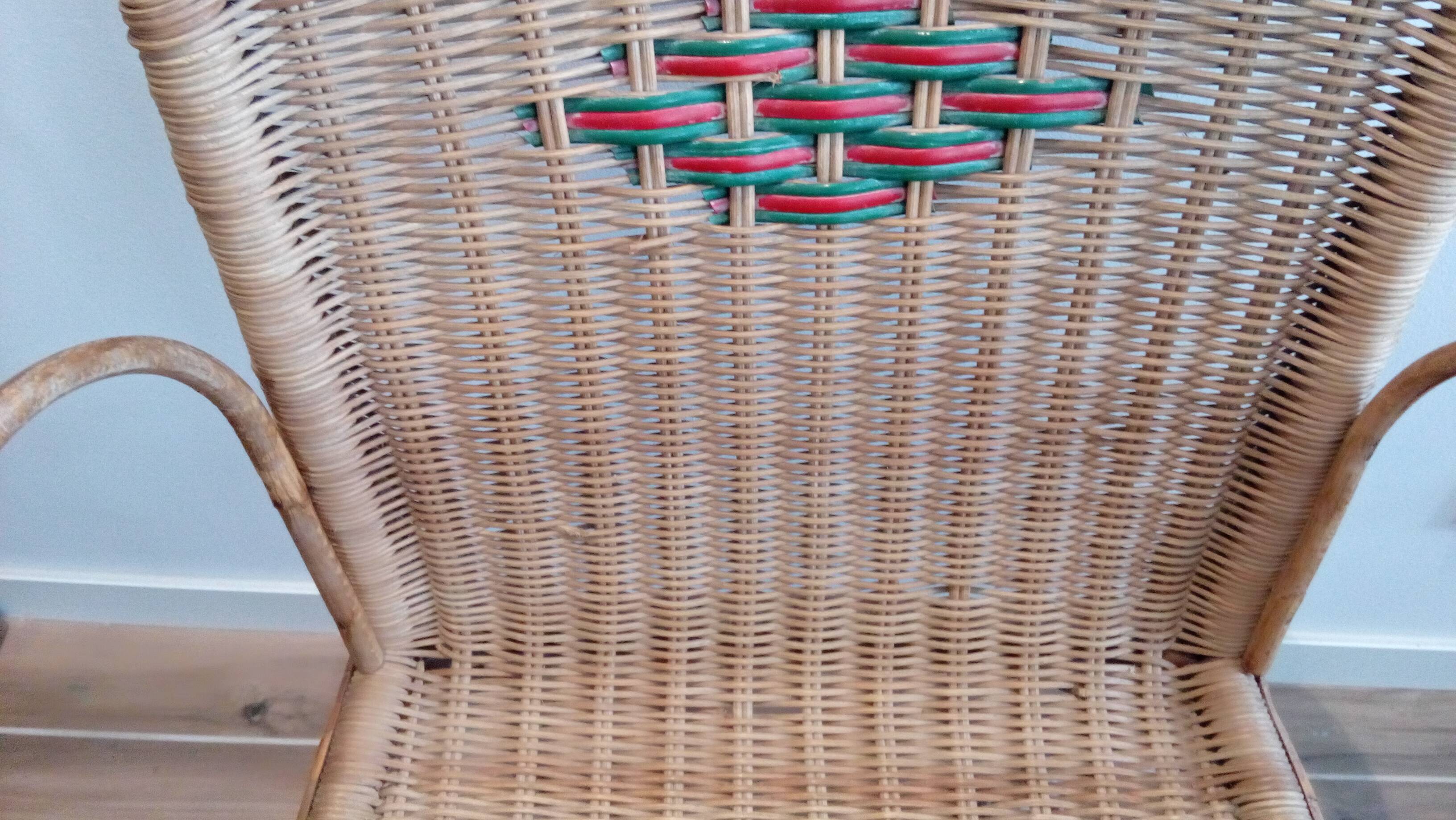 Rattan wicker garden salon rattan year 60