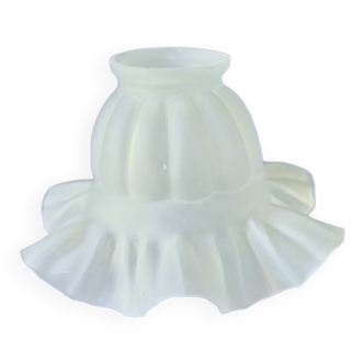 Tulip shade in opaque glass