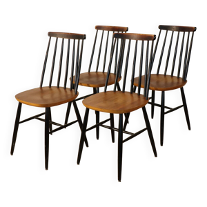 Série de 4 chaises vintage - 1960