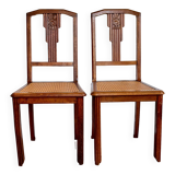 Pair of art-deco chairs