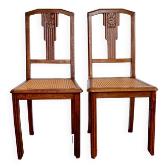 Pair of art-deco chairs