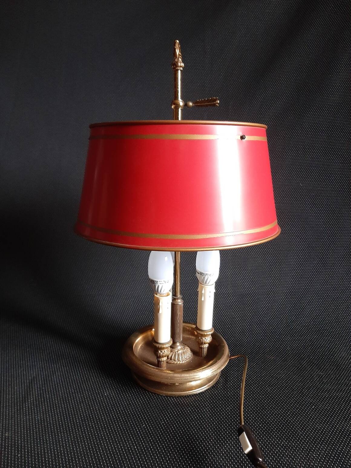 Old bouillotte lamp