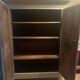 Armoire ancienne en chêne et cérusée