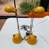 Lot 2 telescopic desk or bedside lamp, IKEA, 1990