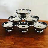 Set of 6 ice cream cups