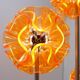 Orange "Coral Ball" floor lamp - QisDesign
