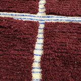 Handmade Moroccan wool Berber rug size 140 x 260 cm