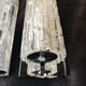 Pair of murano wall lamps, Toni Zuccheri for Venini, Tronchi, 25 cm