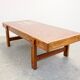 Vintage Mid century red mosaic coffee table by Juliette Belarti