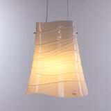 Italian hanging lamp murano glass made by avmazzega,1990 italy