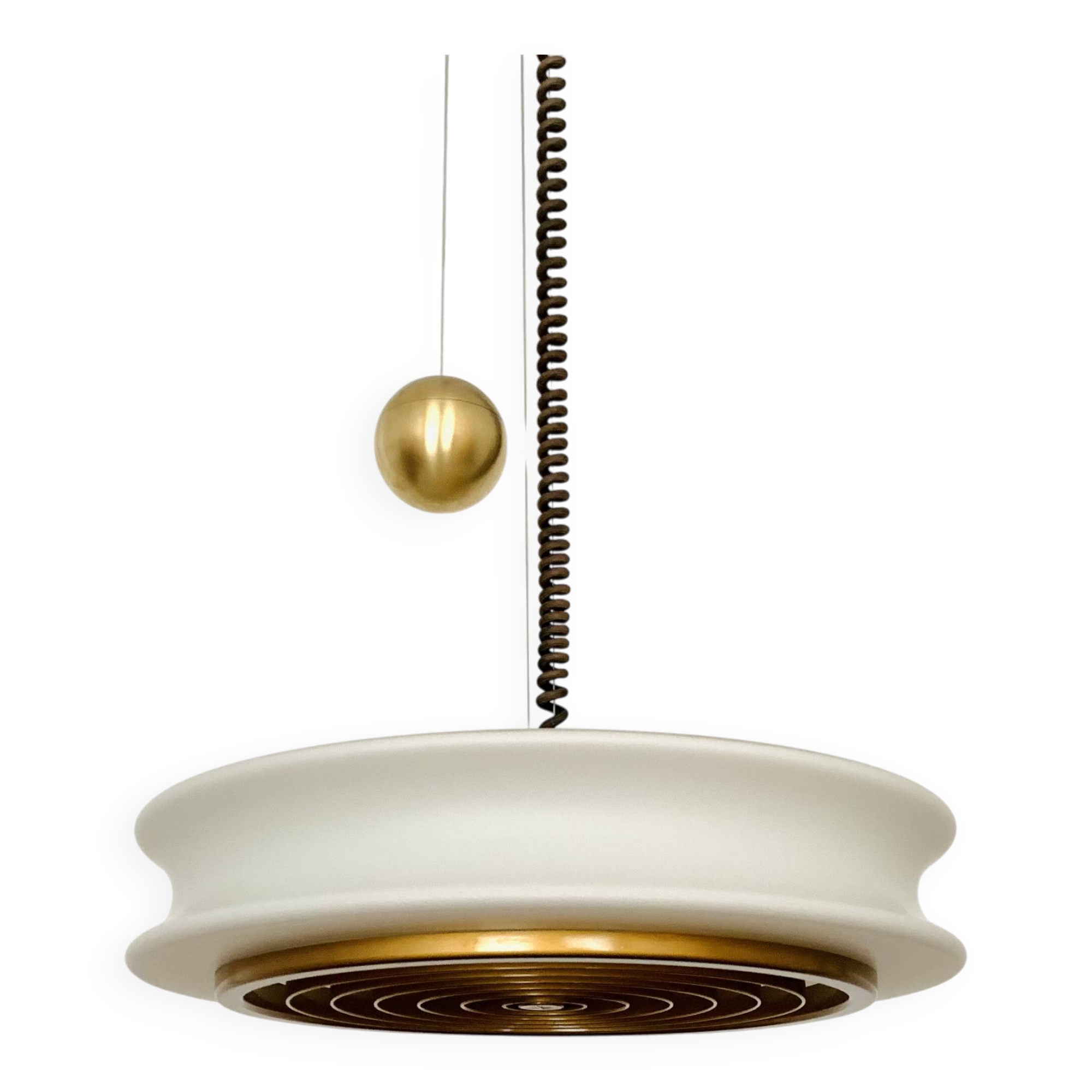 Adjustable Orion Glass Pendant Lamp from Staff