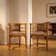 Bentwood armchairs Josef Hoffmann style wood 1920s Europe
