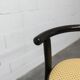 Pair of Baumann stools model Dialog in black and yellow and blue faux leather 1990