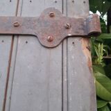 Wooden barn cellar or outbuilding door
