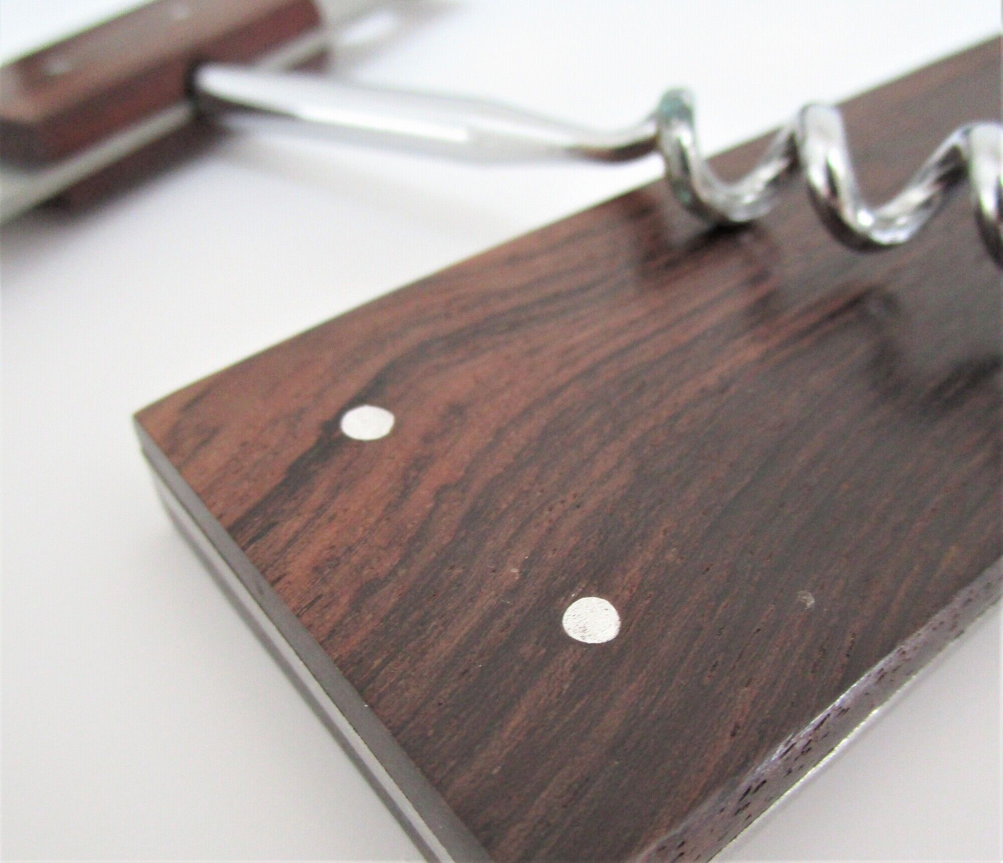 set rosewood stainless steel nutcracker corkscrew bottle opener design 70s Letang Remy