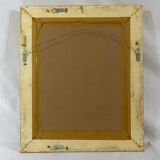 Bevelled mirror, Golden Empire style 64x54cm