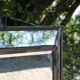 Miroir vintage en métal à parcloses – 5 glaces biseautées