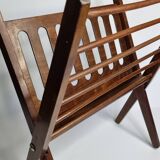 Folding teak magazine rack by Cees Braakman
