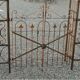 Garden arch with wrought iron gate