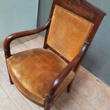 Empire style mahogany armchair