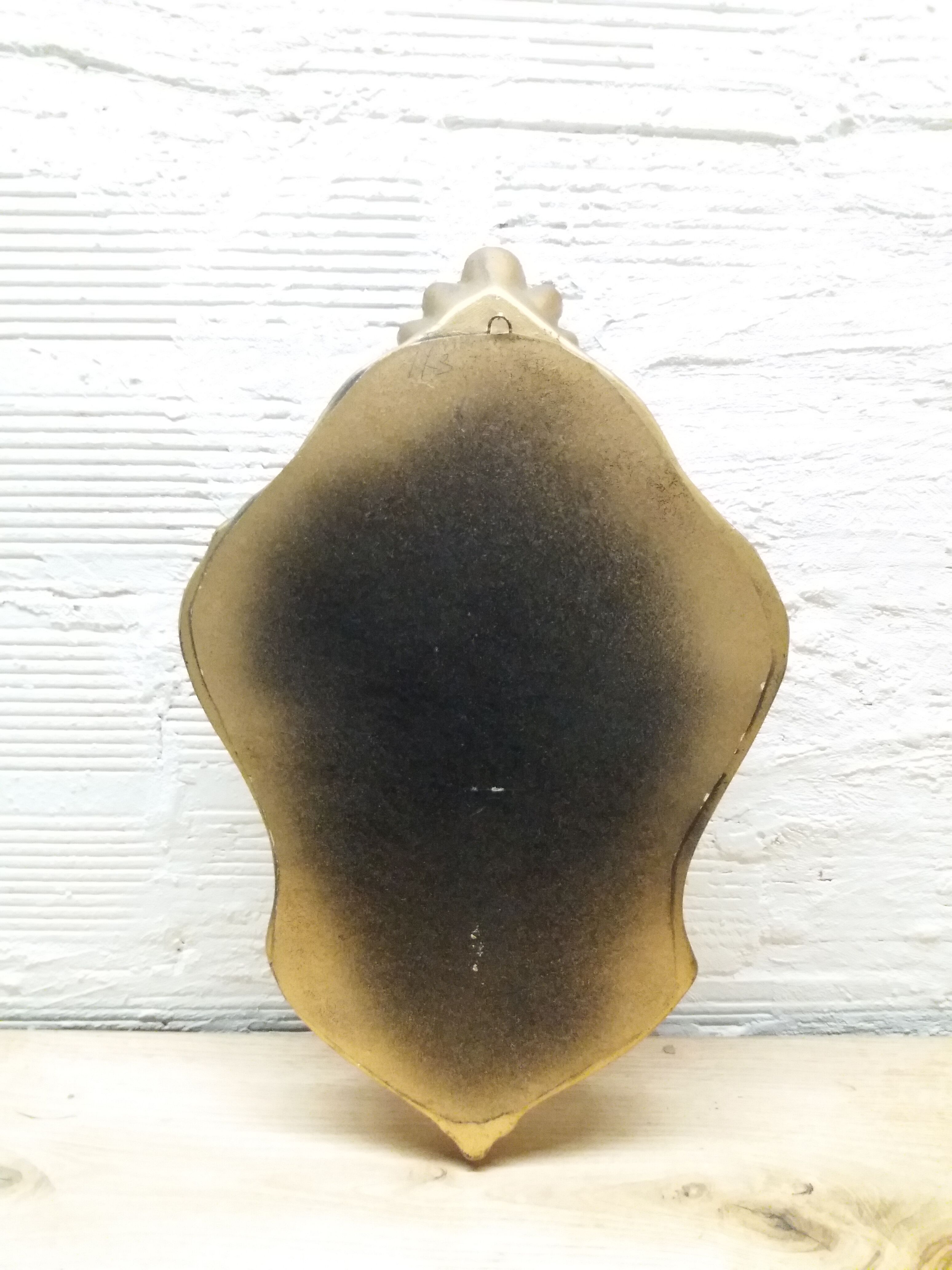 Golden baroque mirror  - 50x32cm