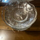 Set of 8 crystal bowls with floral decoration, France early 20th century.