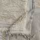 M'rirt Berber rug 190x220 cm – Natural ecru wool, minimalist design