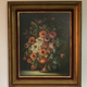 Oil on canvas flower bouquet