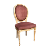 Pink medallion armchair
