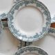 11 flat plates in iron earth "Argenton" Saint Amand early twentieth century