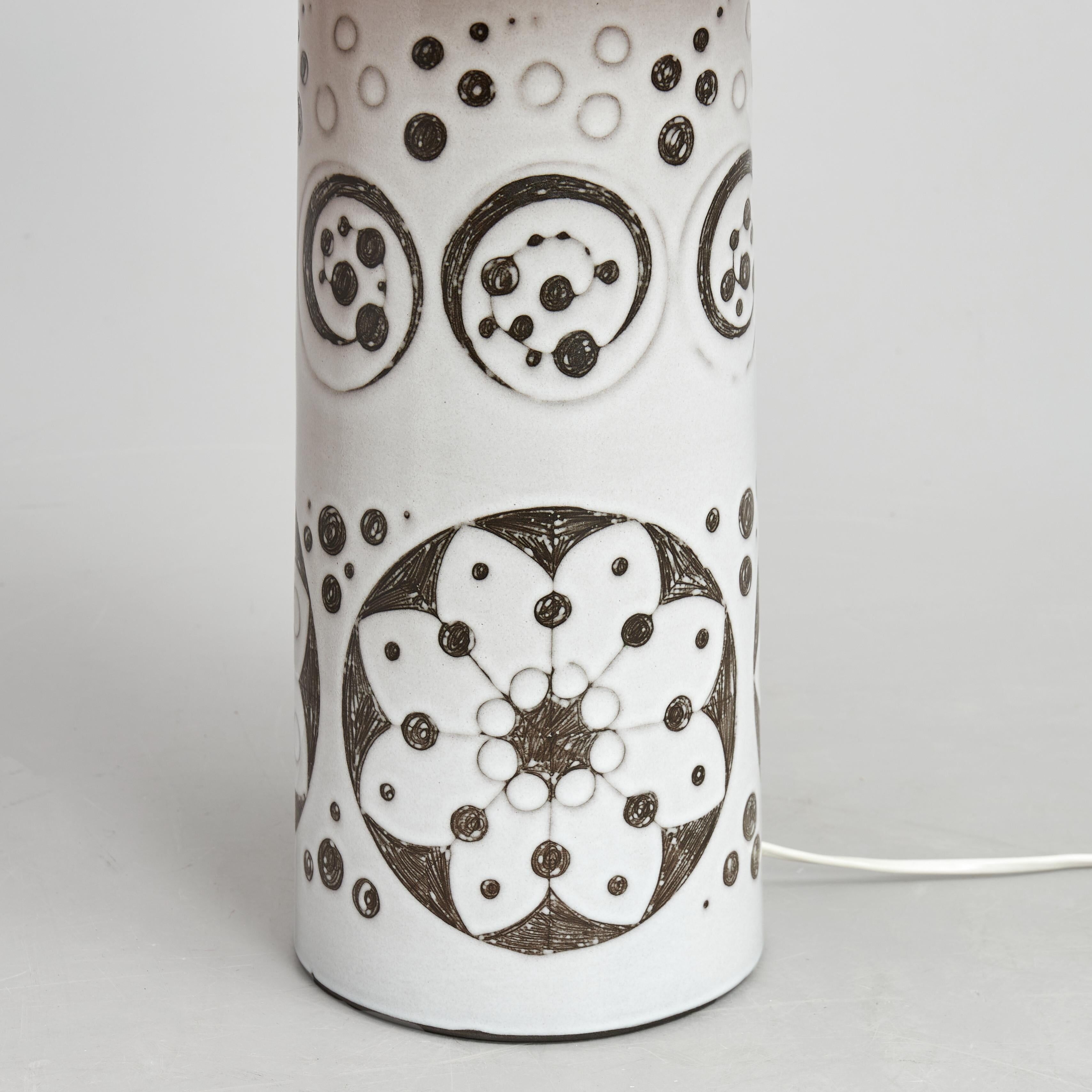 Bitossi style lamps, ceramic signed "Toreboda", Sweden, 1960