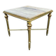 Side table in onyx and brass from the 1960s.