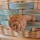 Wicker/rattan/wood chest of drawers