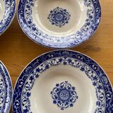 6 Jules Vieillard Bordeaux soup plates