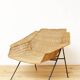Mid-Century Rattan Lounge Chair