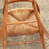 Straw armchair