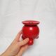 Vintage Swedish wooden Christmas candle holder designed by Eric Dalmas for Dala Industries.