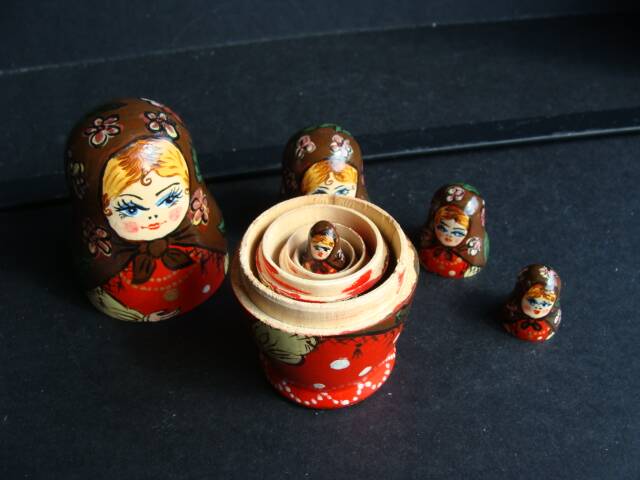 Vintage Russian dolls