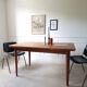 Scandinavian extendable table