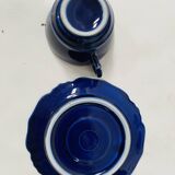 Art Deco tea and coffee service in polychrome earthenware, 20th century