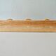 Wall coat holder in solid pine, 3 patères