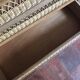 Vintage wood and rattan chest of drawers
