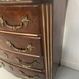 20th century rosewood and mahogany chest of drawers