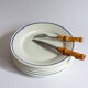Set of six dessert plates - Faïencerie de Gien - Vintage