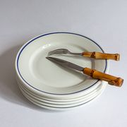 Set of six dessert plates - Faïencerie de Gien - Vintage