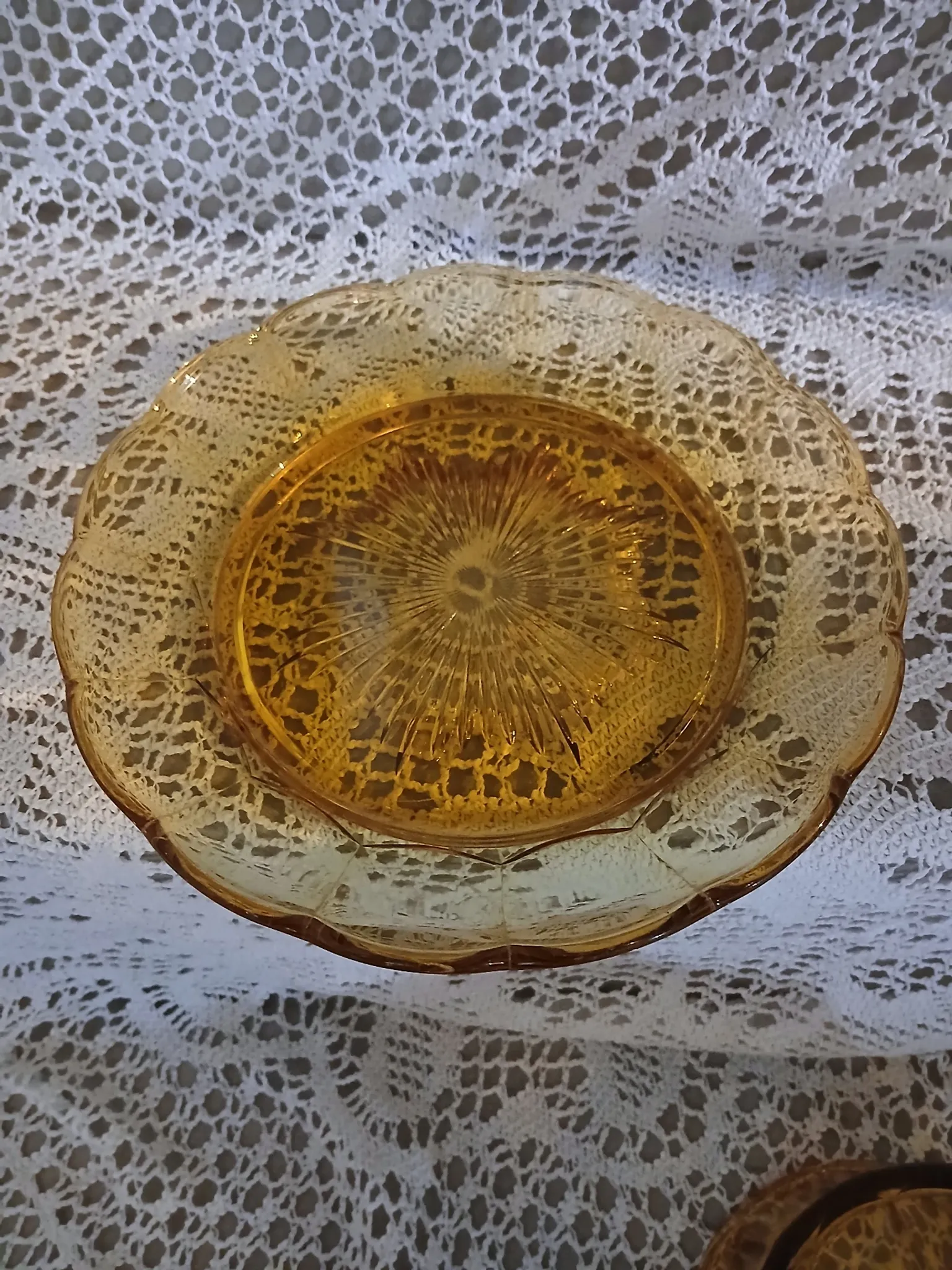 Plateau + cloche à fromage Art Déco