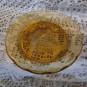 Plateau + cloche à fromage Art Déco
