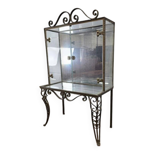 Vitrine en verre vintage